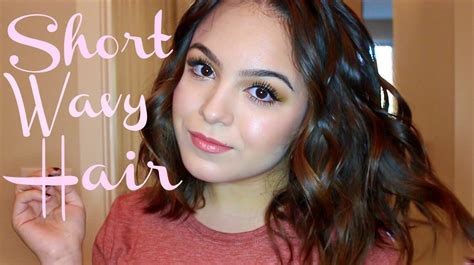 My easy everyday wavy hair tutorial! Short Wavy Hair Tutorial ♡ - YouTube