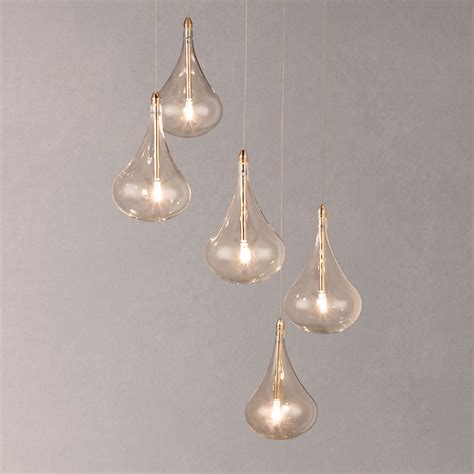 , john lewis lighting spares john lewis croft collection kinsley glass dangle cluster ceiling light. John Lewis & Partners Jensen 5 Pendant LED Cluster Ceiling ...