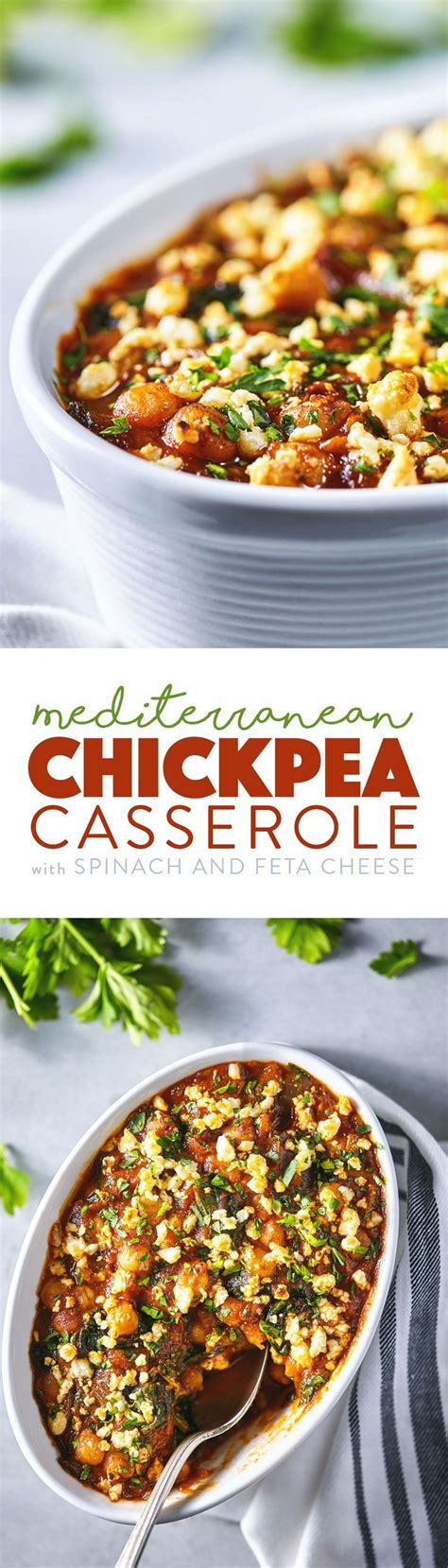 Check spelling or type a new query. Mediterranean Chickpea Casserole with Spinach and Feta ...