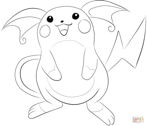 Down here are four best benefits of coloring worksheets for kids, teens, and adults. Inspiration Image of Raichu Coloring Page - birijus.com