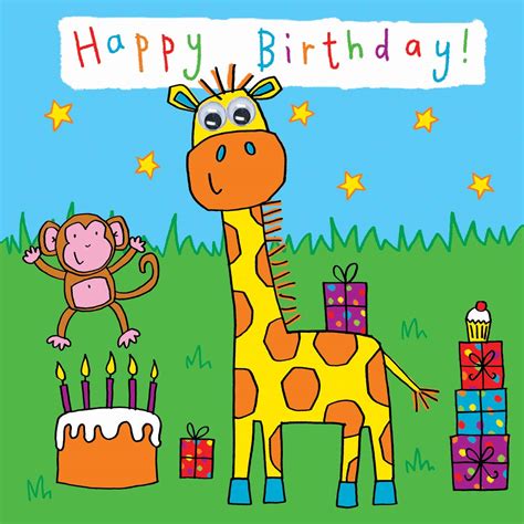 Unique birthday card designs and themes are sure to be a hit with family and friends. Kids Cards, Kids Birthday Cards