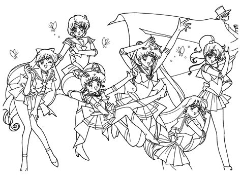 The characters from the series have gained great popularity throughout. Sailor Moon Coloring Pages 2019 | Sailor moon coloring ...