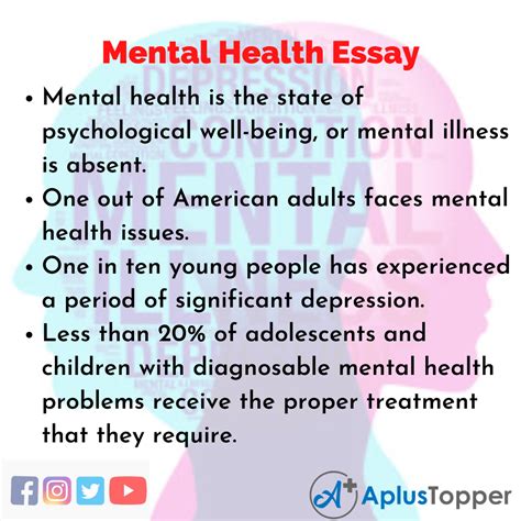 Mental Health Essay | Essay on Mental Health for Students ...