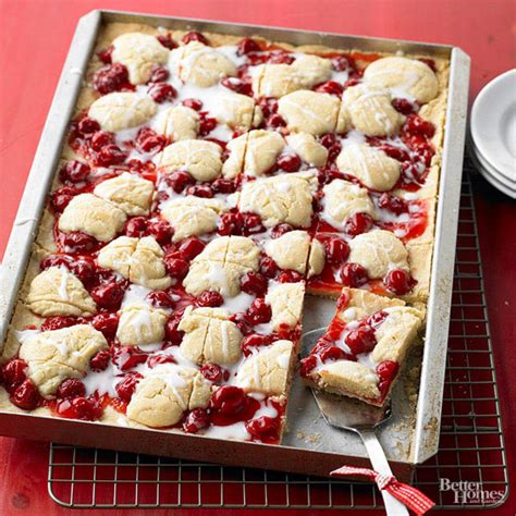 Sugar 3 eggs, beaten 2 c. Cherry Kuchen Bars | Better Homes & Gardens