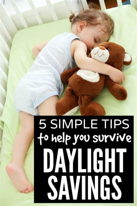 5 simple tips to help you survive daylight savings | Kids ...