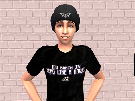 Two boys fall in love at boardingchool by 1978. Mod The Sims - Think Geek T-Shirts, My Brain is Hung Like ...