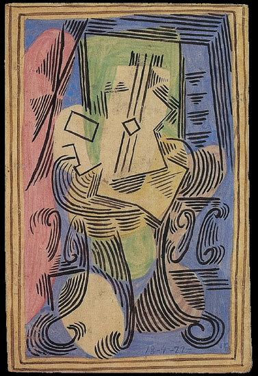 'still life with guitar' was created in 1942 by pablo picasso in cubism style. Pablo Picasso — Still Life with guitar on pedestal, 1922