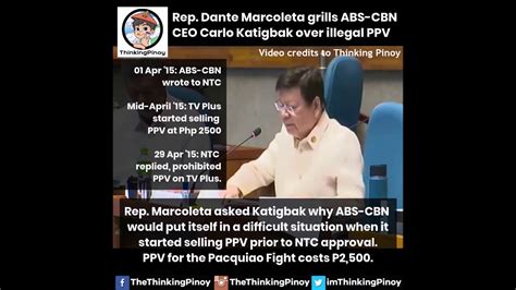 The central bank of nigeria (cbn) has recovered the sum of n60 billion termed as illegal please, cbn return the money to all the legitimate owners asap.a word is enough for the wise. Rep Rodante Marcoleta grills ABS CBN CEO Carlo Katigbak ...