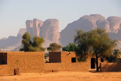 The army reconnaissance detachment 10 (german: Mountains rising to the north of Douentza, Mali photo ...