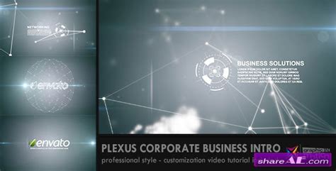 Download free after effects templates , download free premiere pro templates. Plexus Corporate/Business Intro - After Effects Project ...