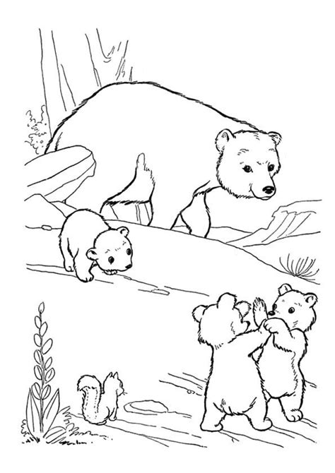 Polar bear coloring pages for adults. Bear Coloring Page, FREE Coloring Page Template Printing ...