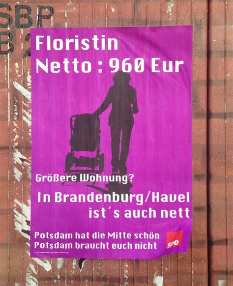 Er weiß sehr wohl, dass ihm der angriff. Wahlkampf in Potsdam: grandios gefakte SPD-Plakate ...