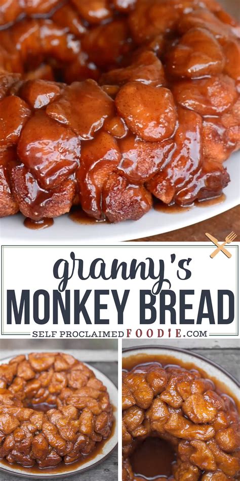 1/2 cup raisins, if desired. Granny's Monkey Bread is a sweet, gooey, sinful cinnamon ...