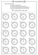 Given a pc's time and it converted to 24 hour format. Later and Earlier Worksheet for 2nd - 3rd Grade | Lesson ...