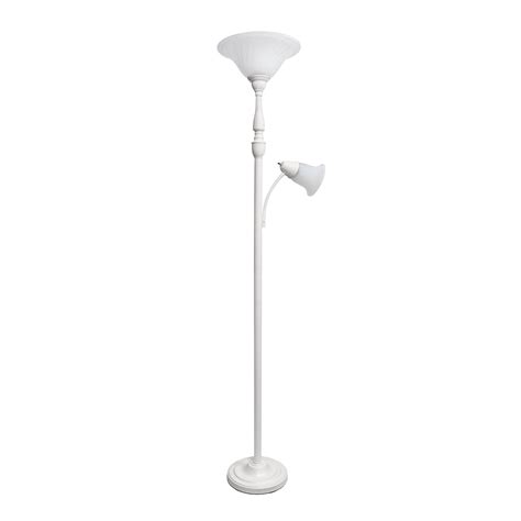 Brushed nickel floor lamp with frosted glass shades sku:toolsb01gmuhwxyhampton bay mother daughter floor lamp brushed nickel finish warning: Elegant Designs 2 Light Mother Daughter Floor Lamp with ...