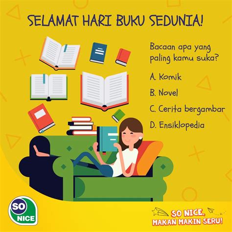 Selamat hari buku ya gan kagak tukeran kado nih? So Nice Indonesia On Twitter Selamat Hari Buku Sedunia