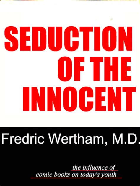 The main characters of the innocent man: Wertham - Seduction of the Innocent.pdf | Juvenile ...