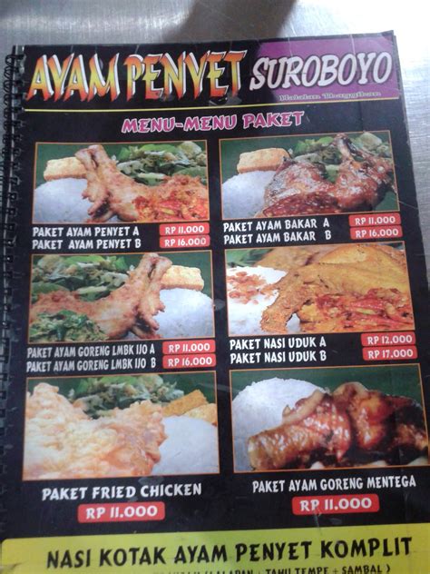 Resepi nasi ayam penyet ni import khas dari indonesia. Kuliner Magelang: Ayam Penyet Suroboyo, Magelang