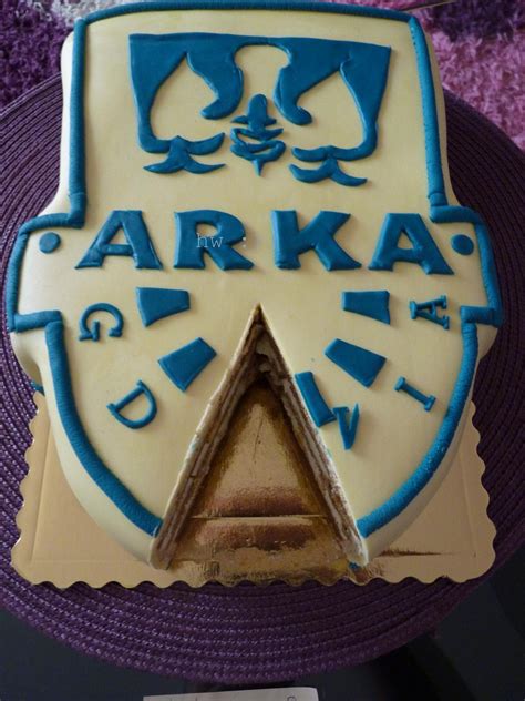 Grupa pod przywództwem pisiora , stoczyła pojedynek z. Torty na wypasie... Gdynia: Tort logo Arka Gdynia