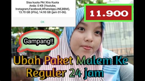 Jun 29, 2021 · paket internet murah xl, beli paket data dapat bonus pulsa dan simak syaratnya paket internet murah tri cukup rp 50.000 dapat kuota data 5 gb, begini cara mendapatkan cara mengaktifkan paket internet murah telkomsel, bisa akses whatsapp hingga tiktok unlimited paket ini harganya adalah rp. CARA MENGUBAH PAKET XL 30GB MENJADI REGULER - YouTube