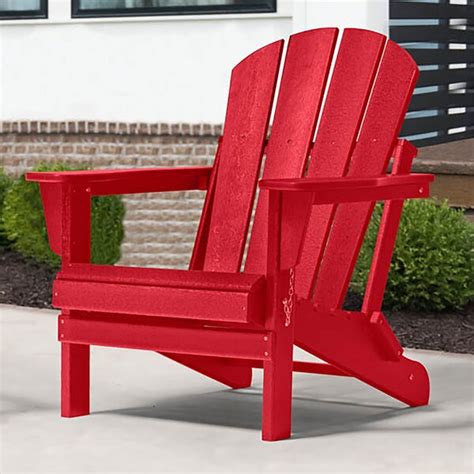 5 best plastic adirondack chairs — longevity of plastic, aesthetics of wood! Highland Dunes Alger Plastic Folding Adirondack Chair ...