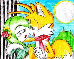 Tails and cosmo kissing подробнее. 