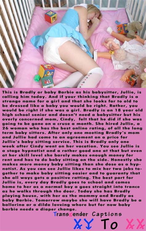Imagine how popular she might be inviting her friends over to dress him up in diapers and pink onesies babydoll outfits and such feeding him with a bottle and spooning baby food into him. Pin on Sissy captions