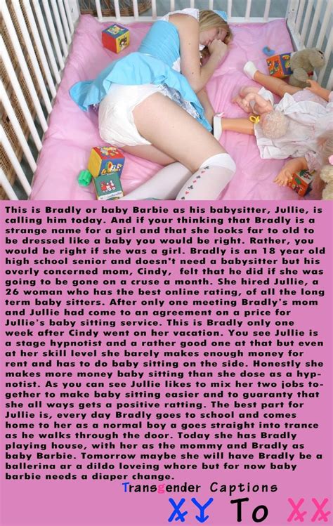 Pictures and captions of sissies being diapered, feminized, and humiliated in all sorts of ways! Pin on Sissy captions