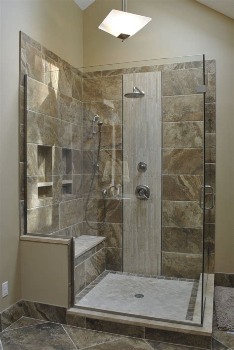 We not only pulled a few rabbits out of the hat to produce features that make the room easy to clean but also used smoke and mirrors to make it appear much larger. Large Shower | Budget bathroom remodel, Small bathroom ...