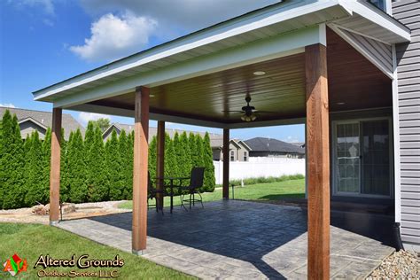 Our family spends a lot of time. Covered Patios - Altered Grounds Landscaping