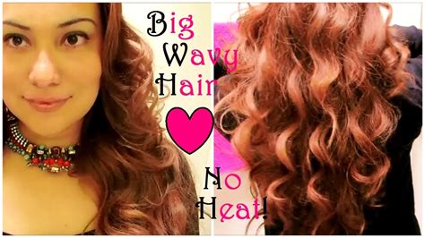 Tik tok heatless hair curlers for long hair, no heat silk curls headband you can to sleep in overnight, soft foam hair rollers, curling ribbon and flexi rods for natural hair (pink) 261 $9 99 ($9.99/count) How To Get Big Wavy Curls With No Heat - YouTube