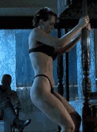 One woman stripper showgirl in silhouette studio isolated on gray background. Jamie lee curtis GIFs - Get the best gif on GIFER