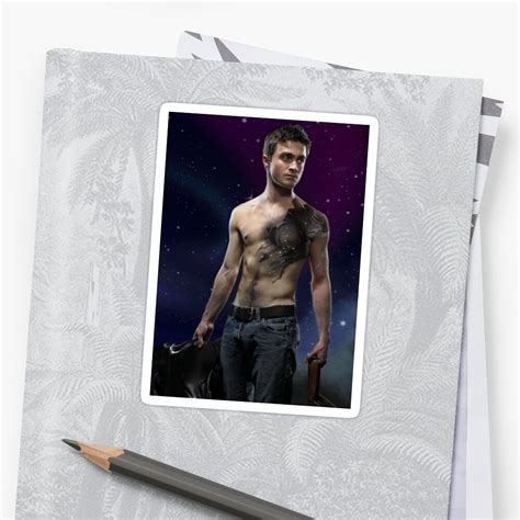 Daniel jacob radcliffe is an english actor, best known for playing harry potter in the harry potter film series. "Daniel Radcliffe Dementor Tattoo Design" Sticker by ...