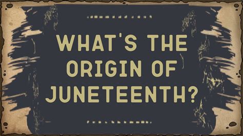 It's going to be celebrated on this wednesday, 19 june with great zeal and enthusiasm as. What Is The Origin Of Juneteenth? - YouTube