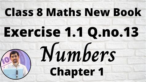 We bring you this movie in multiple definitions. Class 8 Maths Term 1 | Rational Numbers | Exercise 1.1 Q ...