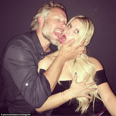 Blonde and brunette milf kissing licking and fingering. Jessica Simpson posts racy Instagram snap with husband ...