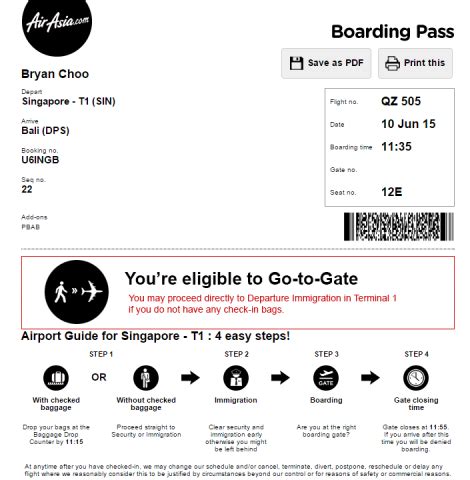 Out came my boarding pass — easyyy. AirAsia's New Service Lets You Skip Check-In Line Queues ...