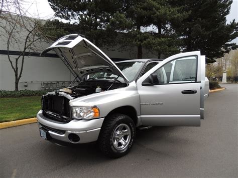 The redesigned ram trucks revamped access to the rear seats can be made fairly easy thanks to the conventional doors which open up nearly 90 degrees. 2004 Dodge Ram 1500 SLT / 4X4 / Quad Cab / 5 Speed Manual ...