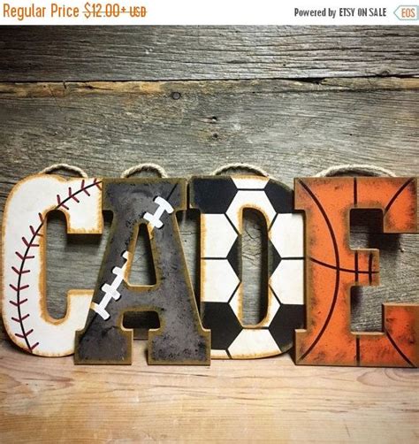 Check spelling or type a new query. Sports' Themed Letters-Nursery Decor-Hanging Letters-Wall ...