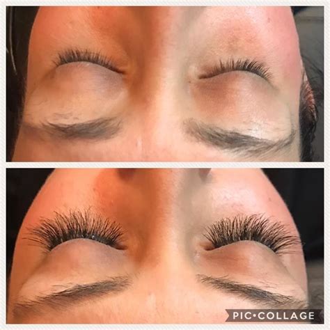 For those getting lash extensions for the first time, the application process can seem lengthy: Before and after eyelash extensions with Individual 3d ...