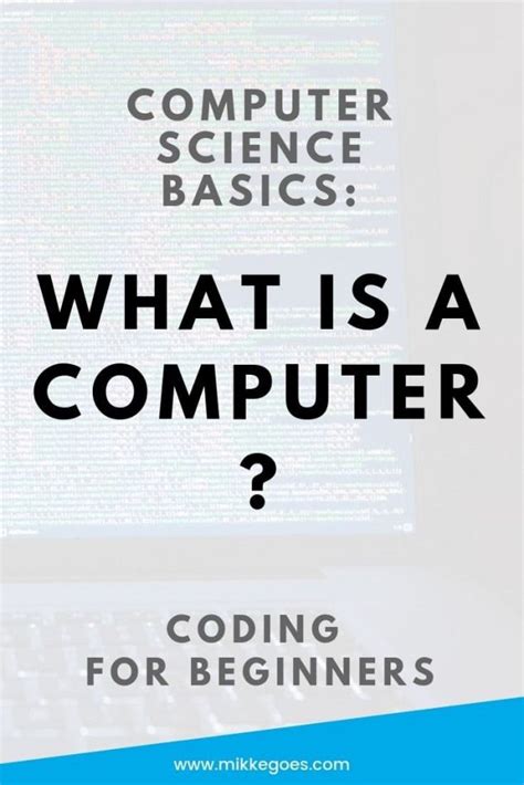 The intent was to provide multiple entry points into computer science. Learn Computer Science for beginners - What is a computer ...