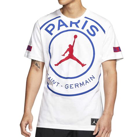 Llevamos más de 5 años comprometidos con esta industria, con una línea de producción estable, un sólido equipo de servicio al cliente y una gran cantidad de los. Camiseta algodón Nike PSG Jordan Logo blanco | futbolmania