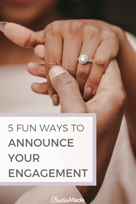 Cute saying for announcing engagement. 5 Fun Ways To Announce Your Engagement on Facebook ...