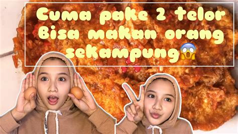 Tepung bumbu serba guna (secukupnya) minyak goreng; RESEP TELUR BALADO CUMA PAKAI 2 TELUR | MASAK SIMPLE - YouTube