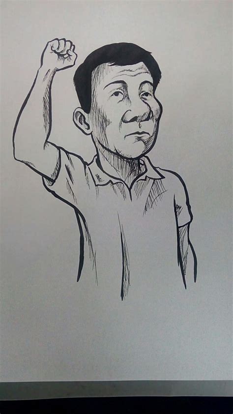 Rodrigo roa digong duterte is the 16th and current president of the republic of the philippines. Pres. Rodrigo Duterte | Pencil art drawings, Art, Drawings