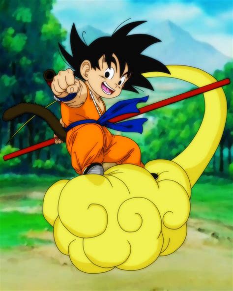 Support us by sharing the content, upvoting wallpapers on the page or sending your own background pictures. Kid Goku | Nimbus! | Kid goku, Goku, Cute anime wallpaper