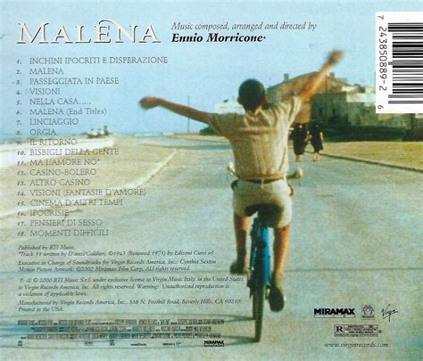 Ha scritto le musiche per più di 500 film e serie tv, oltre che opere di musica contemporanea. Original Soundtrack: "Malena" 2000 Music by Ennio ...