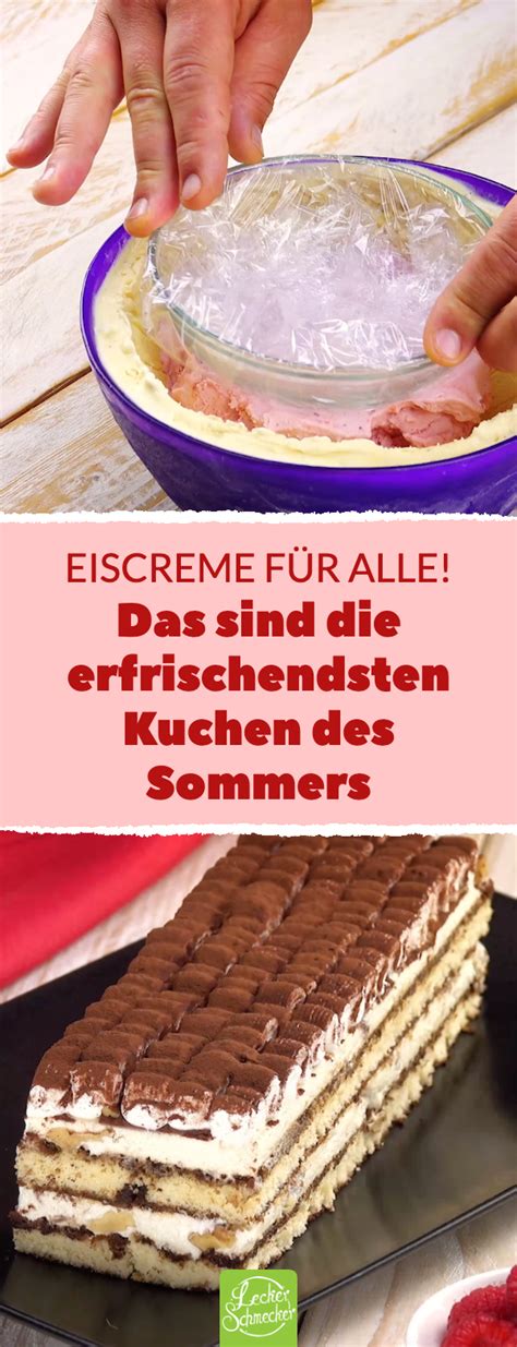 Wir bekommen am sonntag gäste und ich wollte gerne eine erfrischende torte/ kuchen machen. 6 erfrischende Kuchen mit Eiscreme | Eistorte | Eiskuchen ...