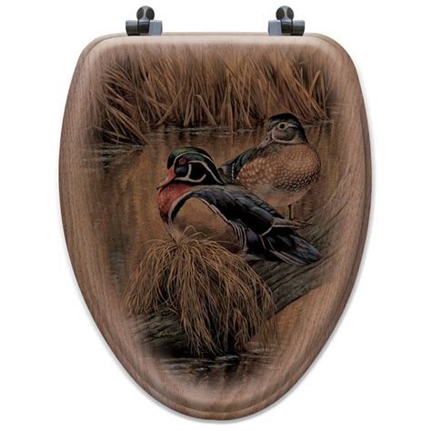 It depends on the models, but probably you will also experience. Wood Duck Toilet Seat-Elongated