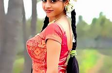 indian girls beautiful teen village girl cute teenage south beauty blouse skirt wallpapers india women desi green saree long red